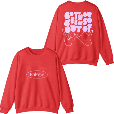 Katseye Merch Touch illustration Sweatshirt Printed Crewneck Men Women Long Sleeve Pullover Tops