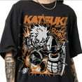 thumbnail image 1 of Katsuki Bakugo T-shirt, My Hero Academia Manga Anime Shirt,Dark Heather color,size L, 1 of 5