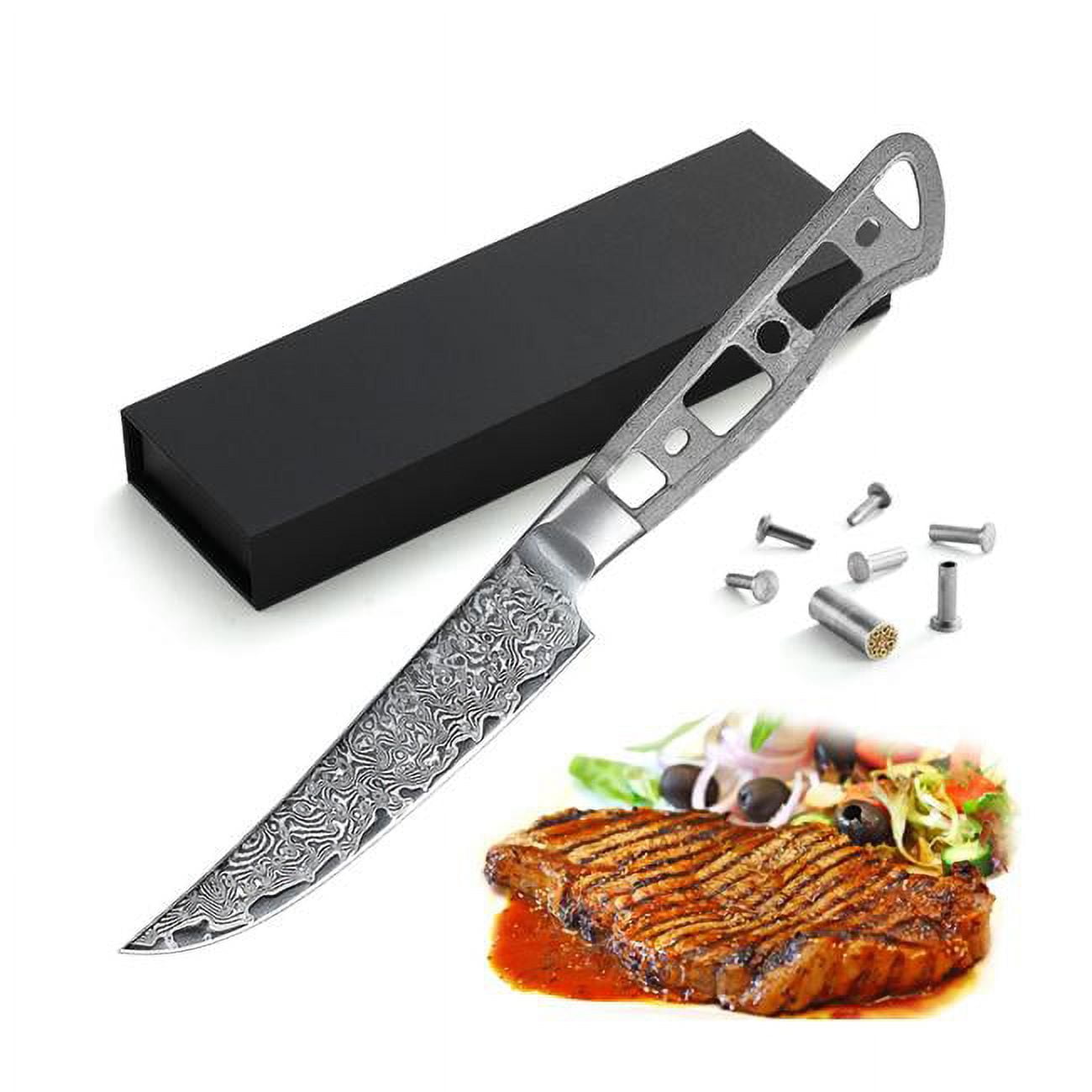 Messermeister Meridian Elite 4-1/2 Non-Serrated Steak Knife Set
