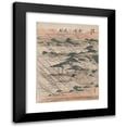 thumbnail image 1 of Katsushika Hokusai 15x18 Black Modern Framed Museum Art Print Titled - Karasaki No Yau (1804-1818), 1 of 5