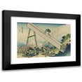 thumbnail image 1 of Katsushika Hokusai 18x13 Black Modern Framed Museum Art Print Titled - Totoli Sanch., 1 of 5