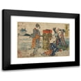 thumbnail image 1 of Katsushika Hokusai 24x18 Black Modern Framed Museum Art Print Titled - Odawara (1804), 1 of 5