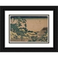 thumbnail image 1 of Katsushika Hokusai 24x18 Black Ornate Framed Double Matted Museum Art Print Titled: Fuji from Surugadai, in Yedo (1760-1849), 1 of 5
