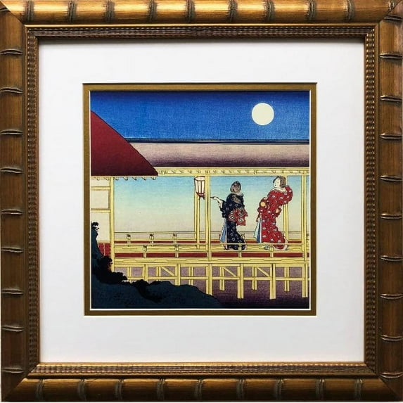 Katsushika Hokusai "Akazome Emon" 1830 Custom Framed Asian Art Generic