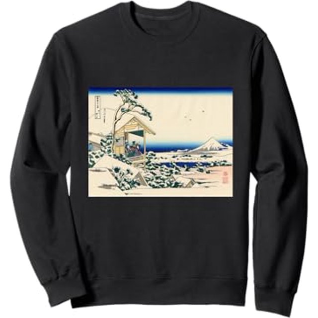 Katsushika Hokusai's Tea house at Koishikawa Sweatshirt