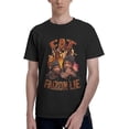 thumbnail image 1 of Katt and Williams Men's Fashion 3D Print T-Shirts Funny Graphics Pattern Crewneck Short Sleeveblack, 1 of 7