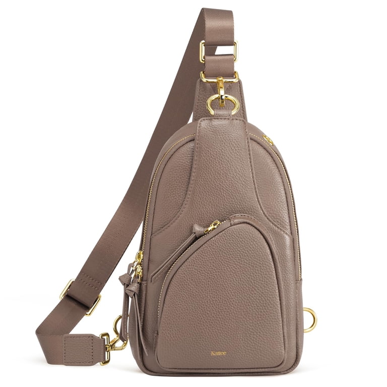 Kattee Sling Bag for Women, Leather Fanny Packs Crossbody  display picture 1