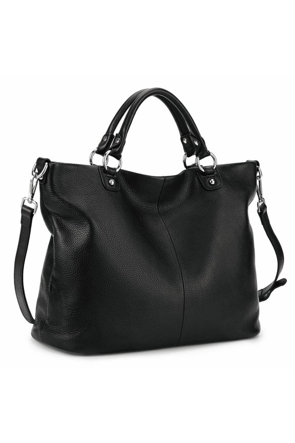 Women's Soft Leather Tote Bag, Top Satchel Purses and Handbags