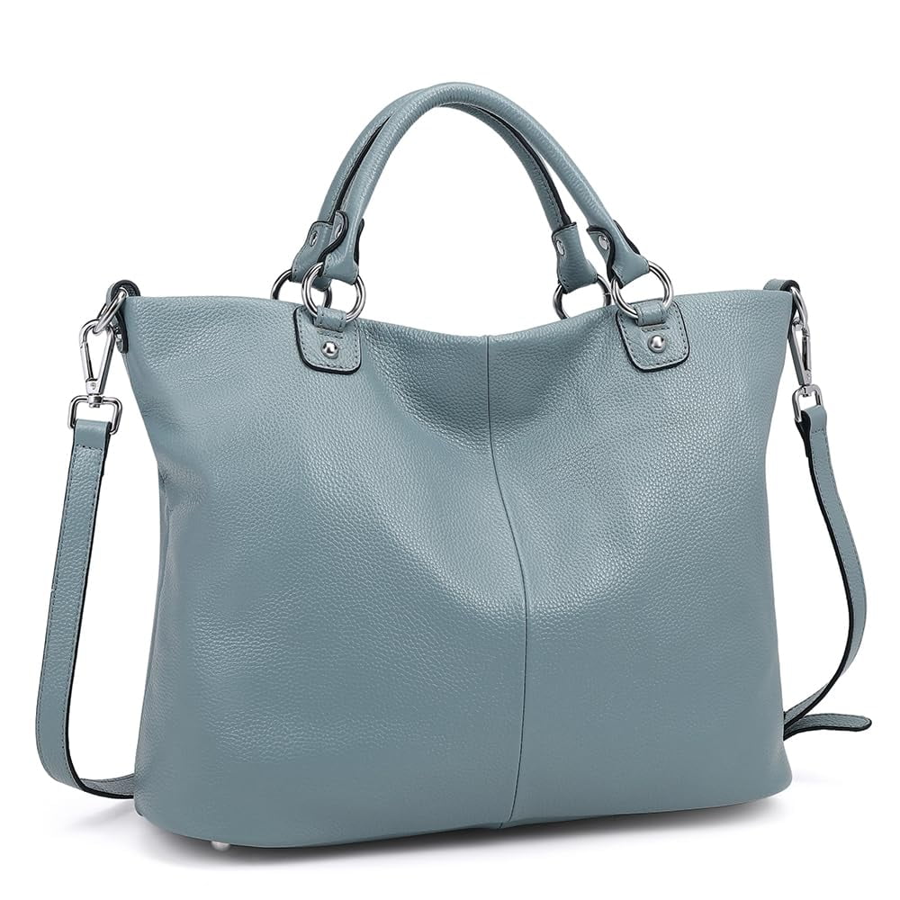 Kattee Women's Soft Leather Tote Bag, Top Satchel Purses and Handbags