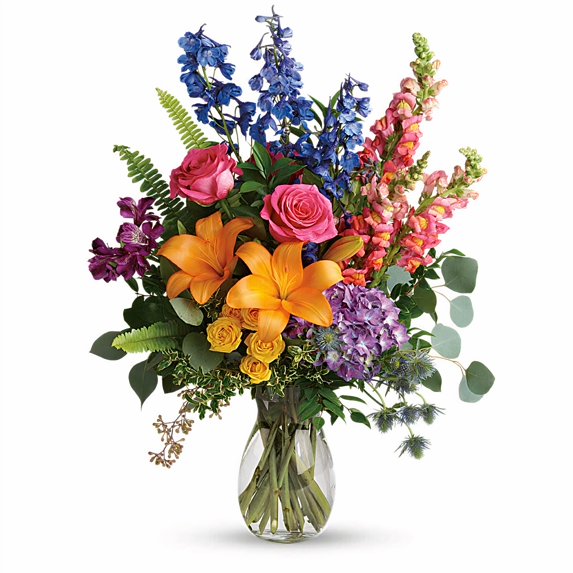 Katy Flower Shop Colors of the Rainbow Bouquet