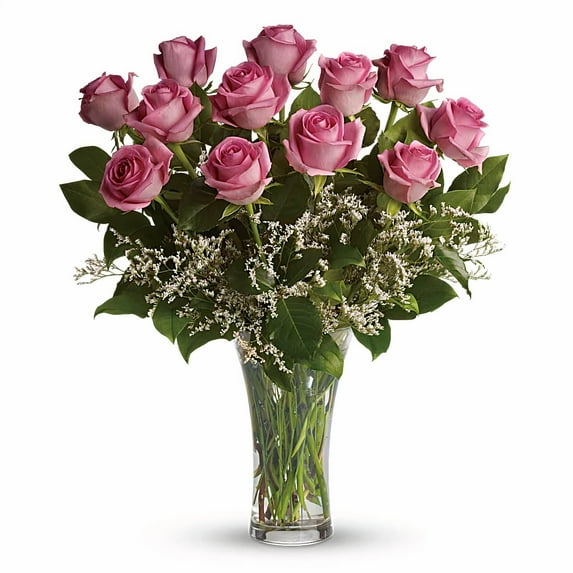 Katy Flower Shop Make Me Blush Long Stemmed Pink Roses