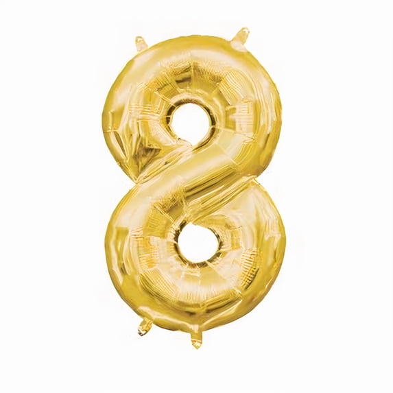 Katy Flower Shop Number 8 Balloon 34"
