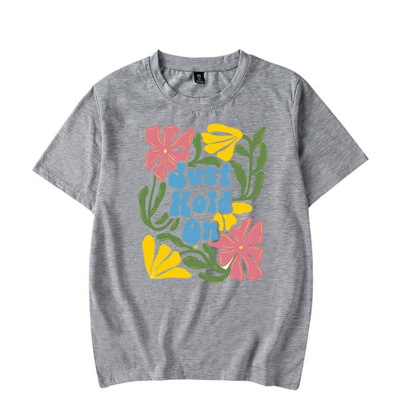 Katy Nichole Just Hold On New Fashion Casual Short Sleeve T-Shirt Summer Tee Breathable Unisex Top