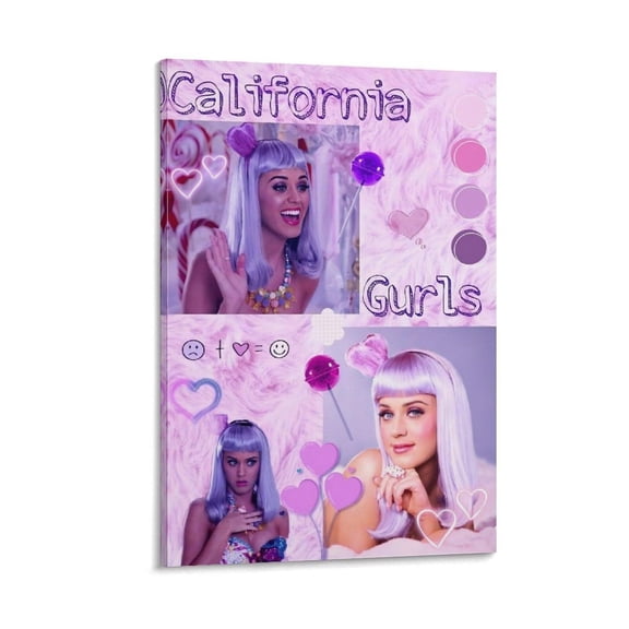 Katy Perry California Gurls Canvas Poster Wall Decorative Art Painting Living Room Bedroom Decoration Gift
