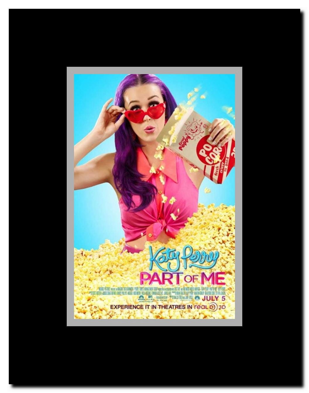 Katy Perry: Part of Me 3D Framed Movie Poster