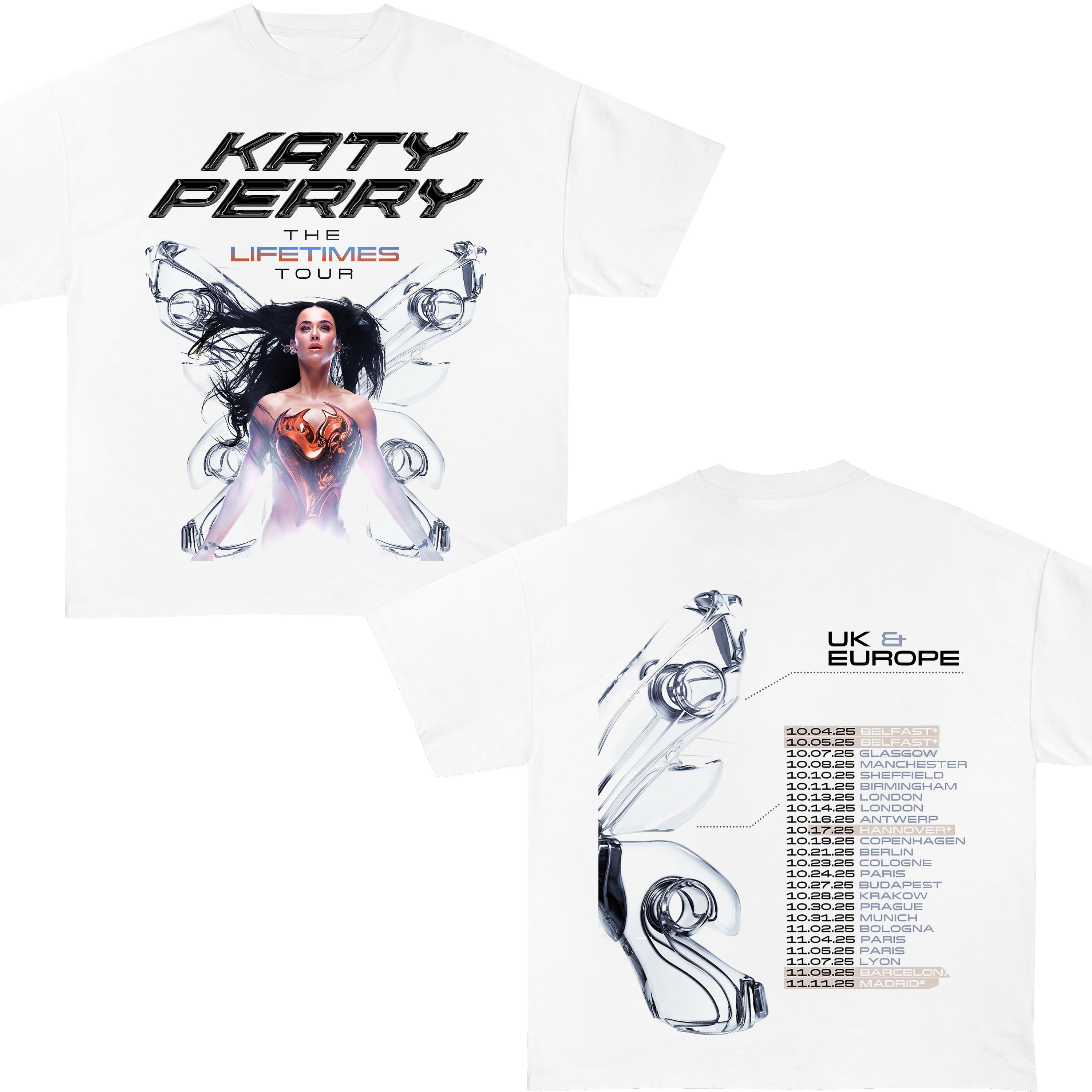 T SHIRT KATY PERRY LIFETIMES TOUR MERCH intelligence overview
