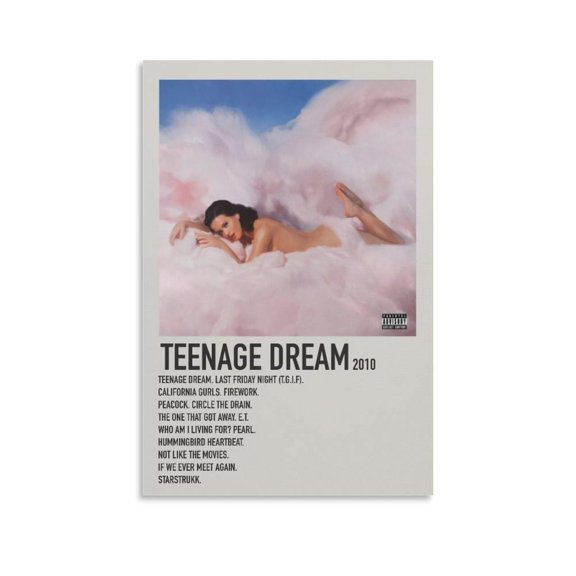 Katy Perry Teenage Dream 13 Canvas Poster Bedroom Decoration Landscape Office Valentine's Birthday Gift