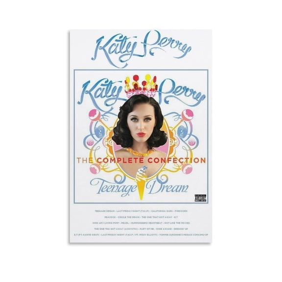 Katy Perry Teenage Dream 15 Canvas Poster Bedroom Decoration Landscape Office Valentine's Birthday GifT