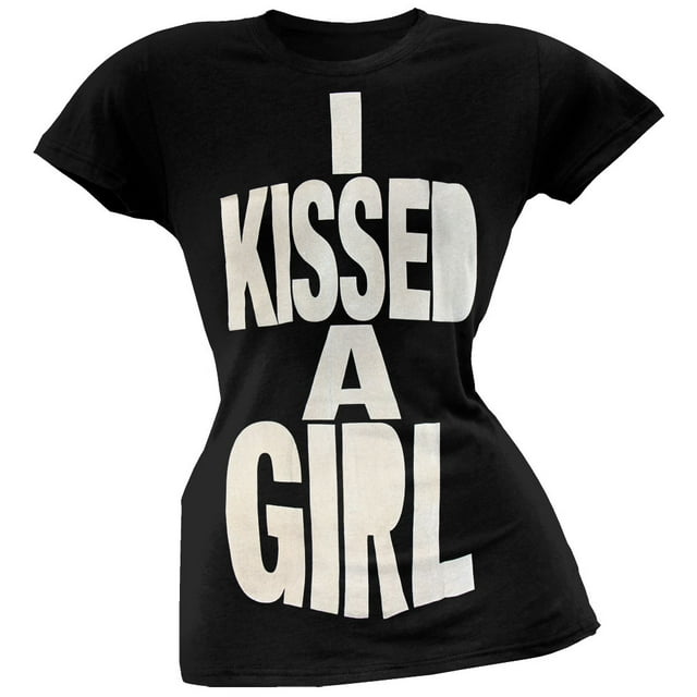 Katy Perry Women's Juniors I Kissed A Girl Short Sleeve T Shirt