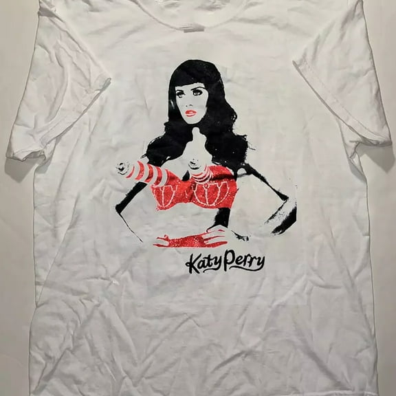 Katy perry 2010 Short Sleeve White