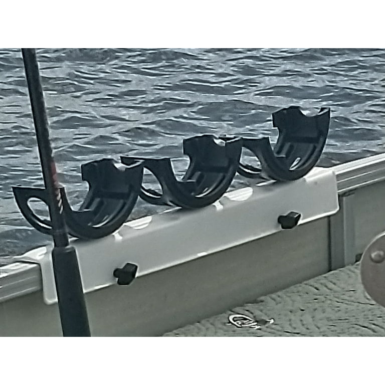Pontoon boat fishing rod holders  Aluminum fishing boats, Fishing rod  holder, Boat rod holders