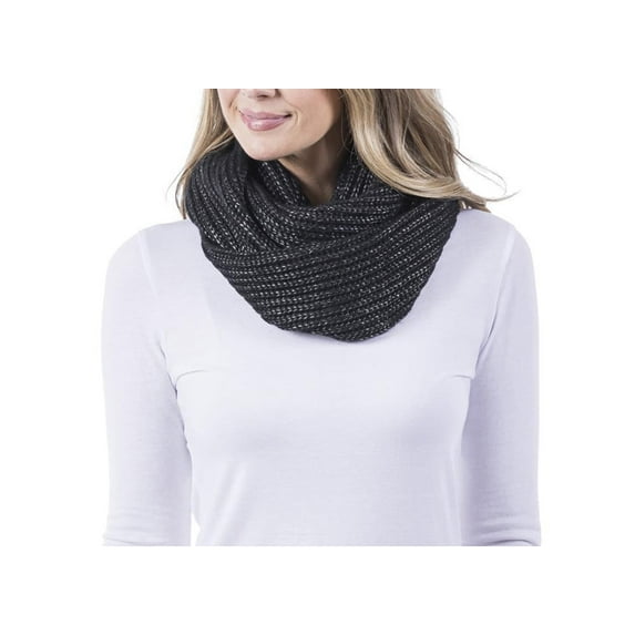 Katydid Women's Knit Infiniti Scarf, Black