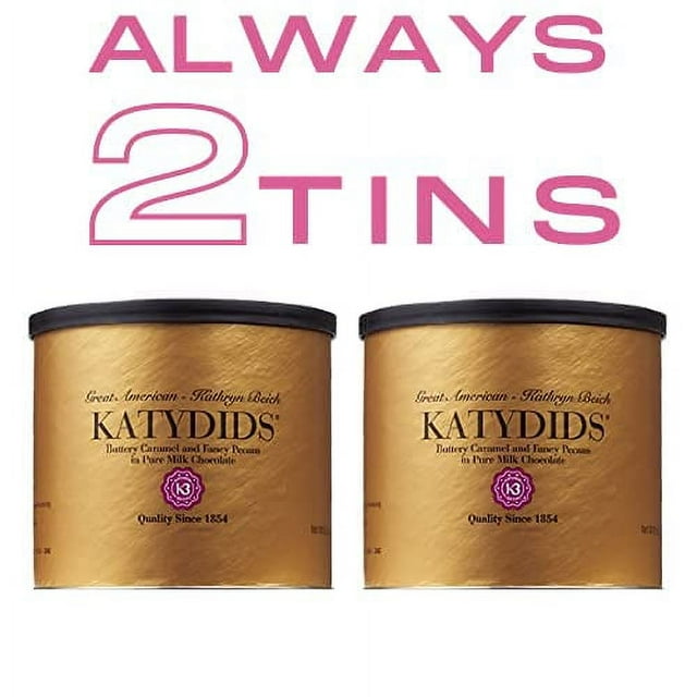 Katydids Candy (2 tins) Kathryn Biech Original Milk Chocolate Caramel