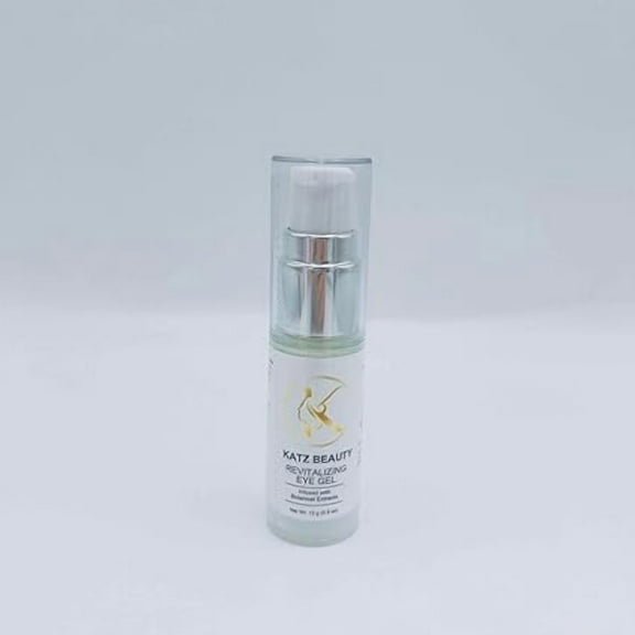 Katz Beauty Revitalizing Eye Gel, 0.5 oz - Hydrating, Brightening & Puffiness-Reducing Eye Cream with Aloe & Cucumber