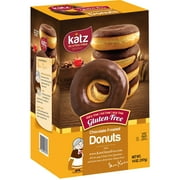 Katz Gluten Free Chocolate Frosted Donuts | Gluten Free, Dairy Free, Nut Free, Soy Free, Kosher | (6 Pack, 11.3 Ounce Each)