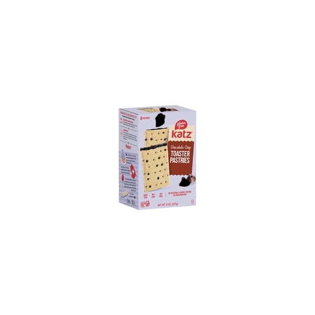 Katz Gluten Free Chocolate Chip Toaster Pastries, Breakfast Foods, Shelf-Stable, Gluten Free, Nut Free, Kosher (1 Pack, 8.0 Ounce Each)