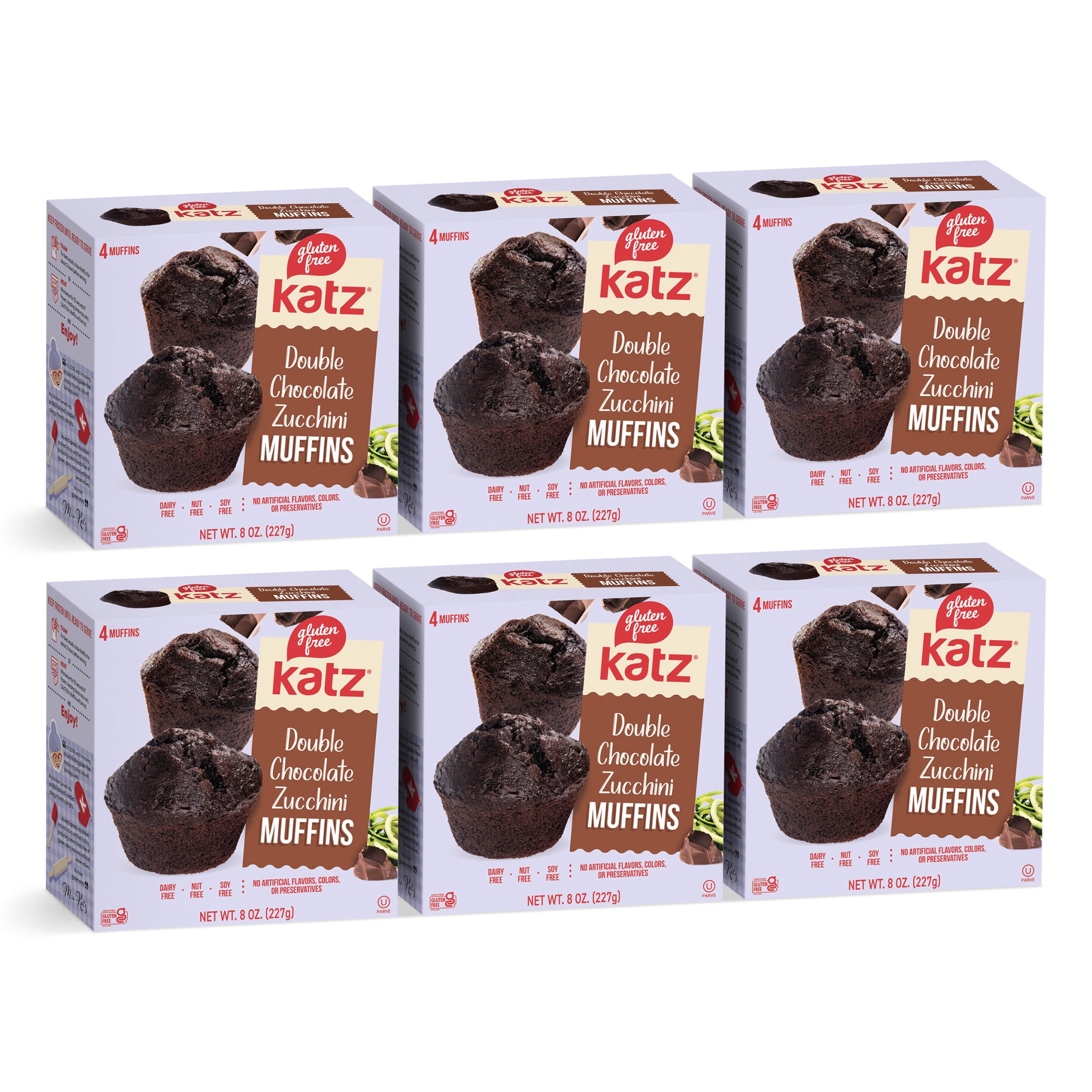 きっかこーまん Katz Gluten Free Double Chocolate Zucchini Muffins |Gluten Free