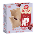 thumbnail image 1 of Katz Gluten Free Cherry Mini Pies, Real Fruit Snack, Gluten Free, Nut Free, Kosher (1 Pack of 4 Mini-Pies, 5.5oz), 1 of 4