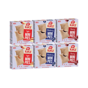 Katz Gluten Free Mini Pies | Gluten Free, Dairy Free, Nut Free, Soy Free, Kosher| 6 Pack