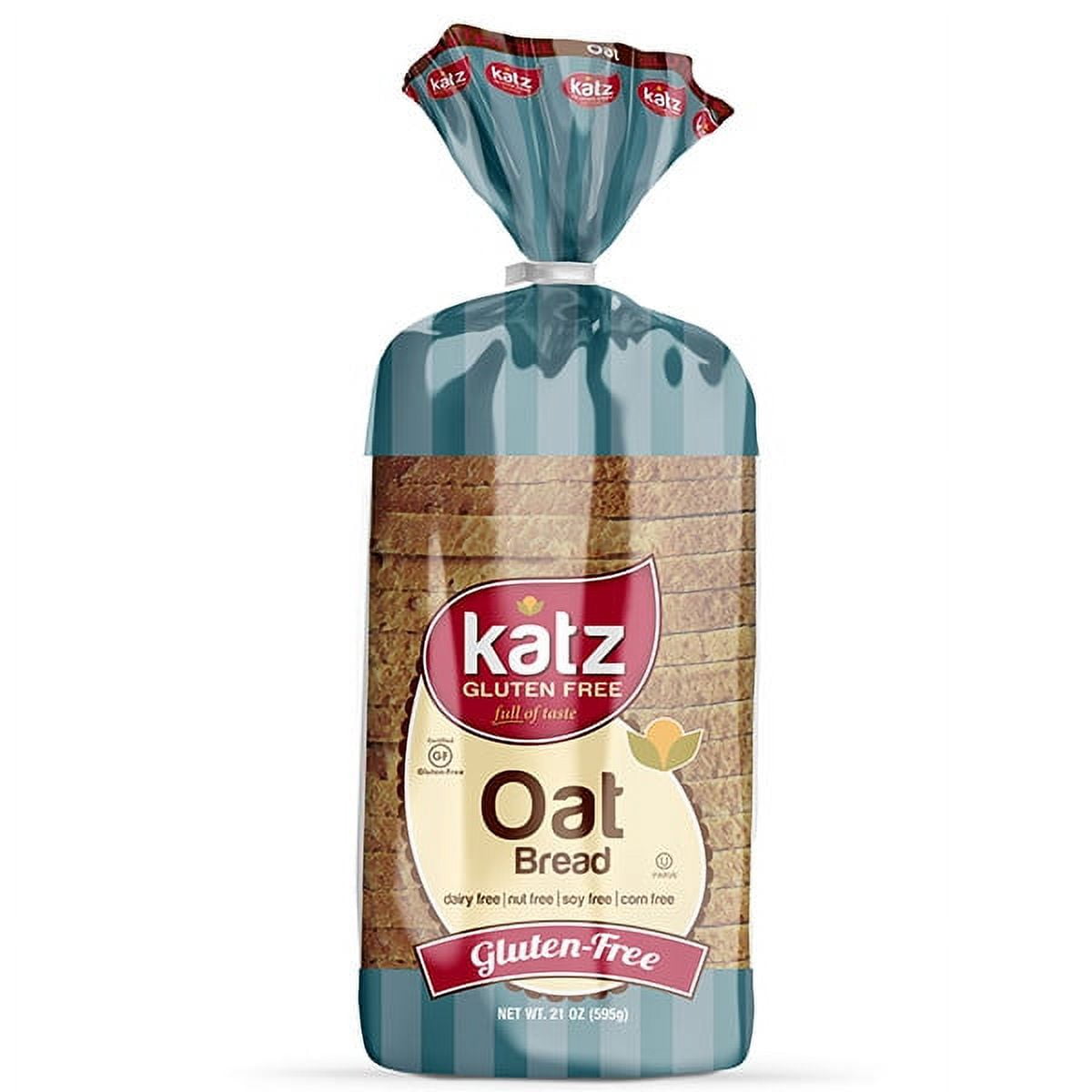 Katz Gluten Free Oat Bread Gluten Free, Dairy Free, Nut Free, Soy Free