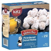 Katz Gluten Free Powdered Donut Holes |Gluten Free, Dairy Free, Nut Free, Soy Free, Kosher | (3 Pack, 6.0 Ounce Each)