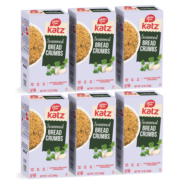Katz Gluten Free Seasoned Bread Crumbs |Gluten Free, Dairy Free, Nut ...