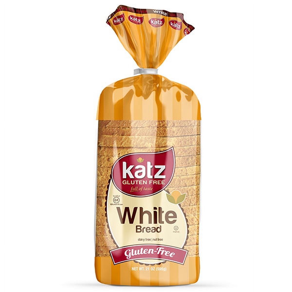 Katz Gluten Free White Bread Gluten Free, Dairy Free, Nut Free