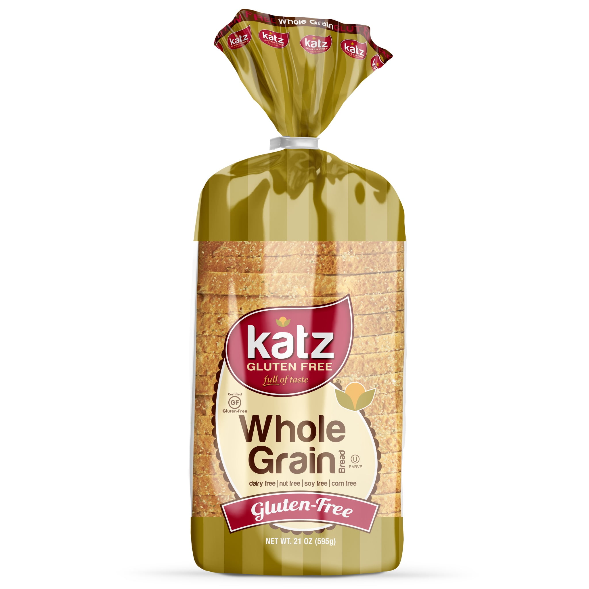 Katz Gluten Free Whole Grain Bread Gluten Free, Dairy Free, Nut Free