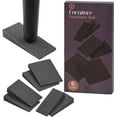 thumbnail image 1 of Katzco 6 Piece Rubber Furniture Stabilizer Set, Black - for Fixing Wobbly Tables, Desks, 1 of 8
