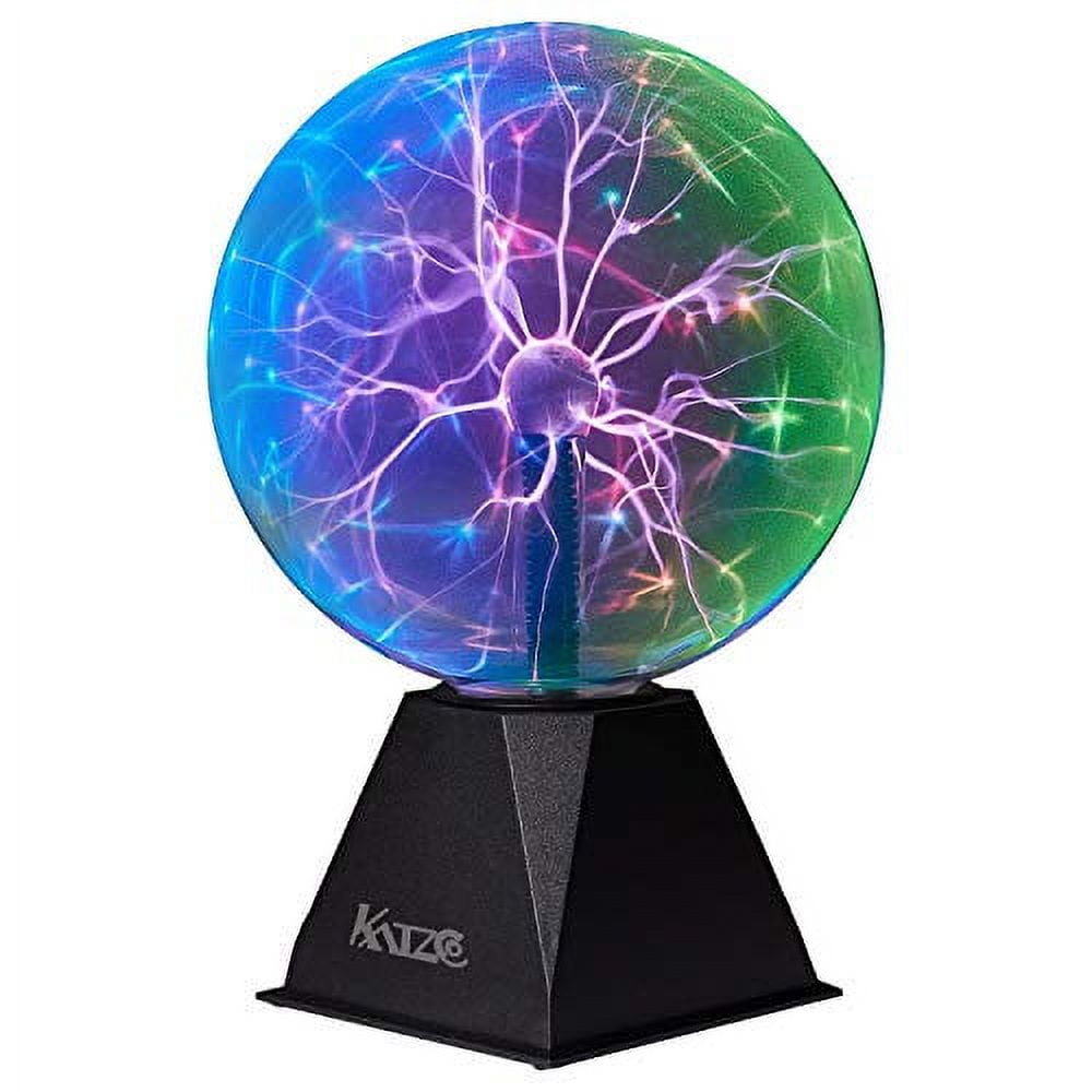 Kicko Blue Plasma Ball - 7 inch - Nebula, Thunder Lightning