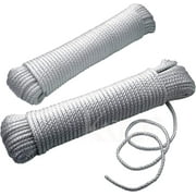 Katzco Nylon Twisted Braided Rope (2 Pack, 3/16 Inch x 100 Foot) for Outdoor Activities & Boat Docks