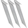 thumbnail image 1 of Katzco Tent and Garden Stakes 9 Inch Heavy Duty Durable Galvanized Tent Peg 30 Piece, 1 of 7