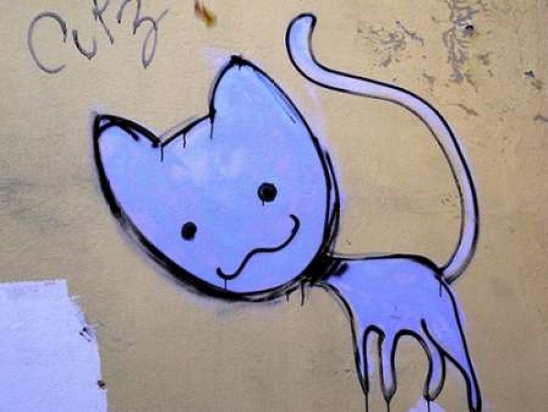 Katze 1 Canvas Art - Gerd Weissing (18 x 24)