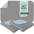 thumbnail image 1 of Katziela Washable Pee Pads, Regular 5-Layer, Absorbent, 36 x 31 Inches, 2 Count, 1 of 4