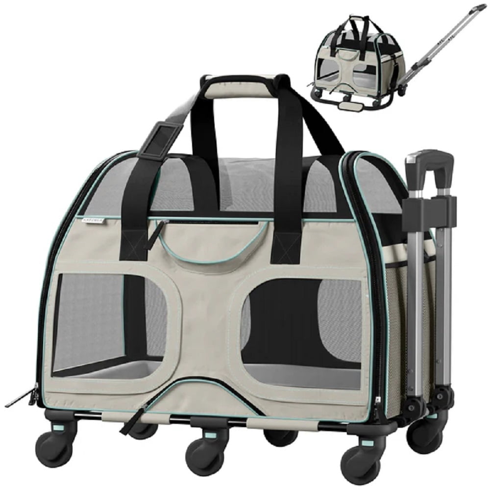 Petsfit pet carrier with removable wheels 2025