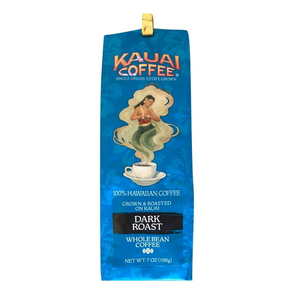 Kauai Coffee Dark Roast Whole Bean 7oz