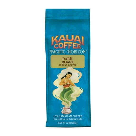 Kauai Coffee® Koloa Estate Dark Roast Arabica, Ground Coffee, Bag 10 oz