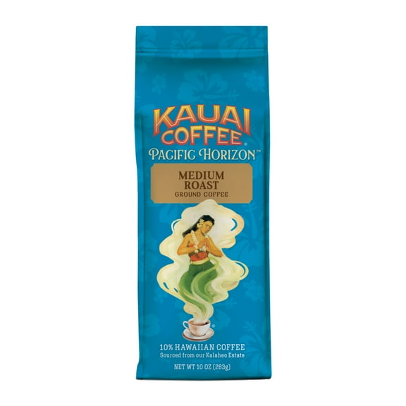 Kauai Coffee® Koloa Estate Medium Roast Arabica, Ground Coffee, Bag 10 Oz