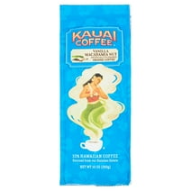 Kauai Ground Coffee, Vanilla Macadamia Nut, Medium Roast, 10 oz Package