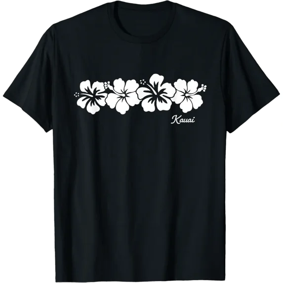 Kauai Hawaii Hibiscus Flower Souvenir Mens Womens T-Shirt